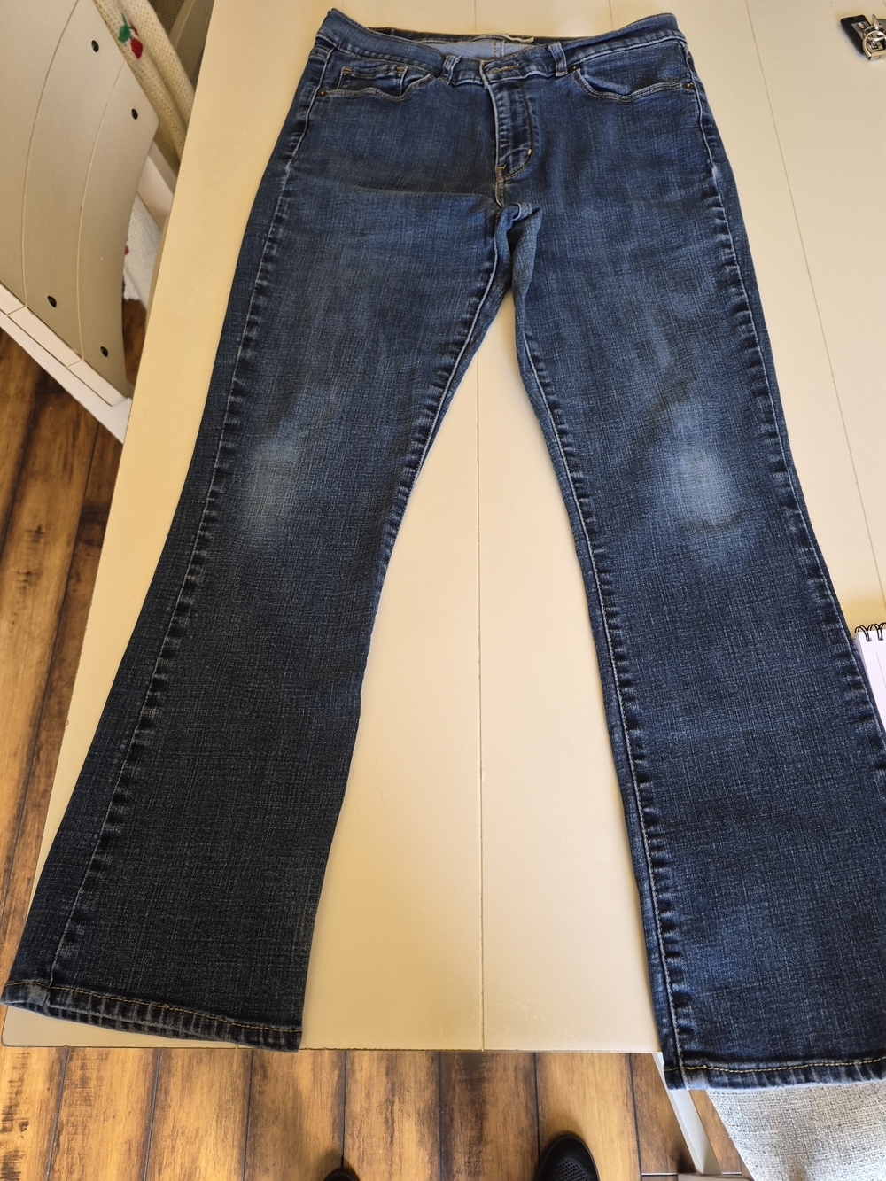 Size 12 Levi Classic Women's Dark Blue Bootcut Jeans